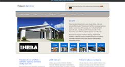 Desktop Screenshot of okna-duda.pl